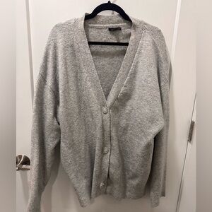 Dynamite Gray Womens cardigan Sweater size large